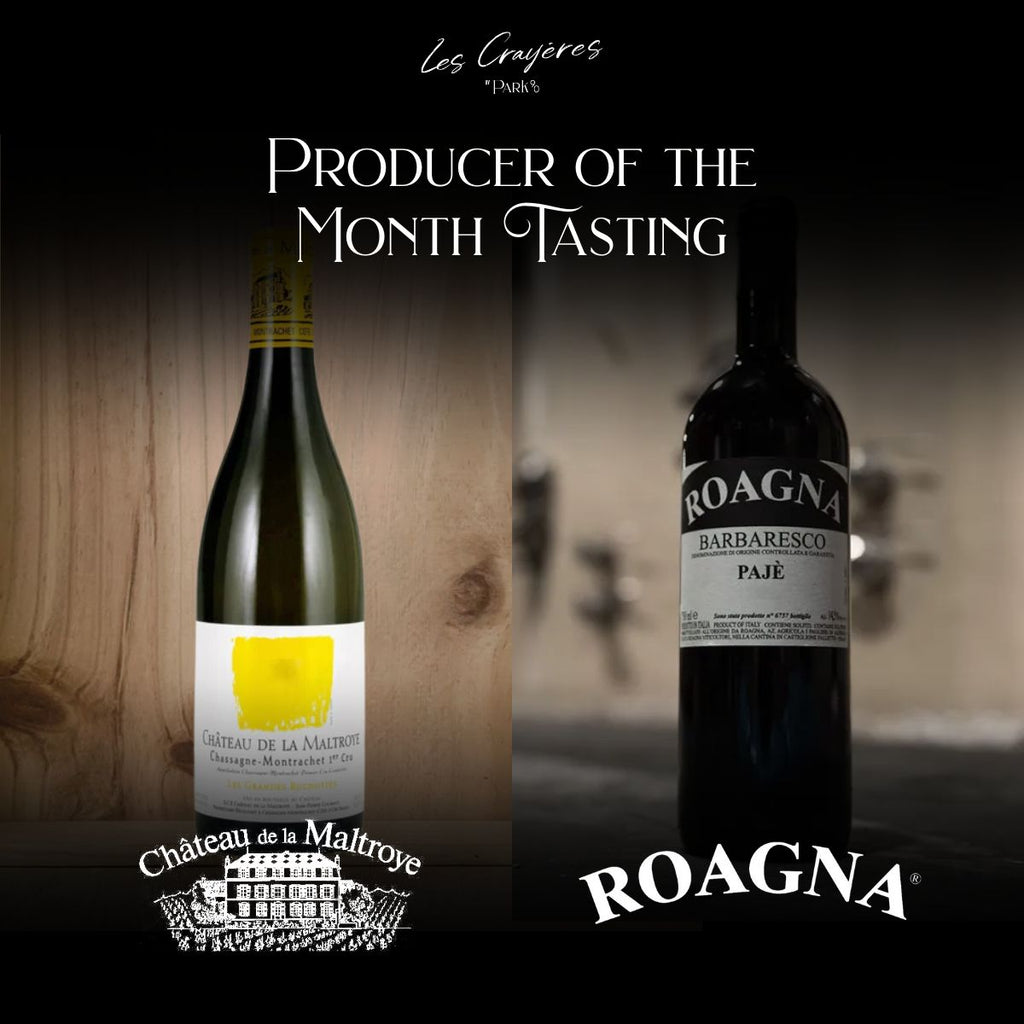 [CLOSED] Producer of the Month Tasting: Roagna & Château de la Maltroye | 15 August 2024