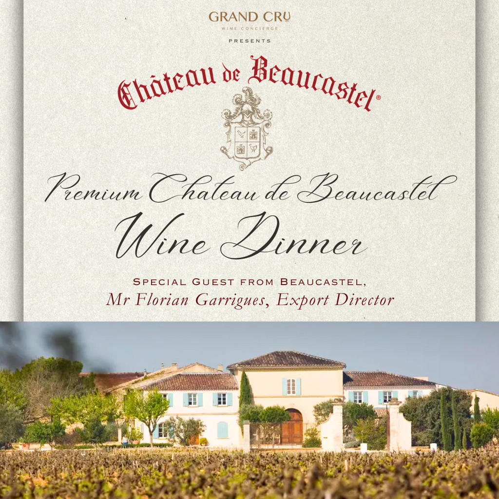 [CLOSED] Premium Chateau de Beaucastel Wine Dinner | 17 Oct 2023