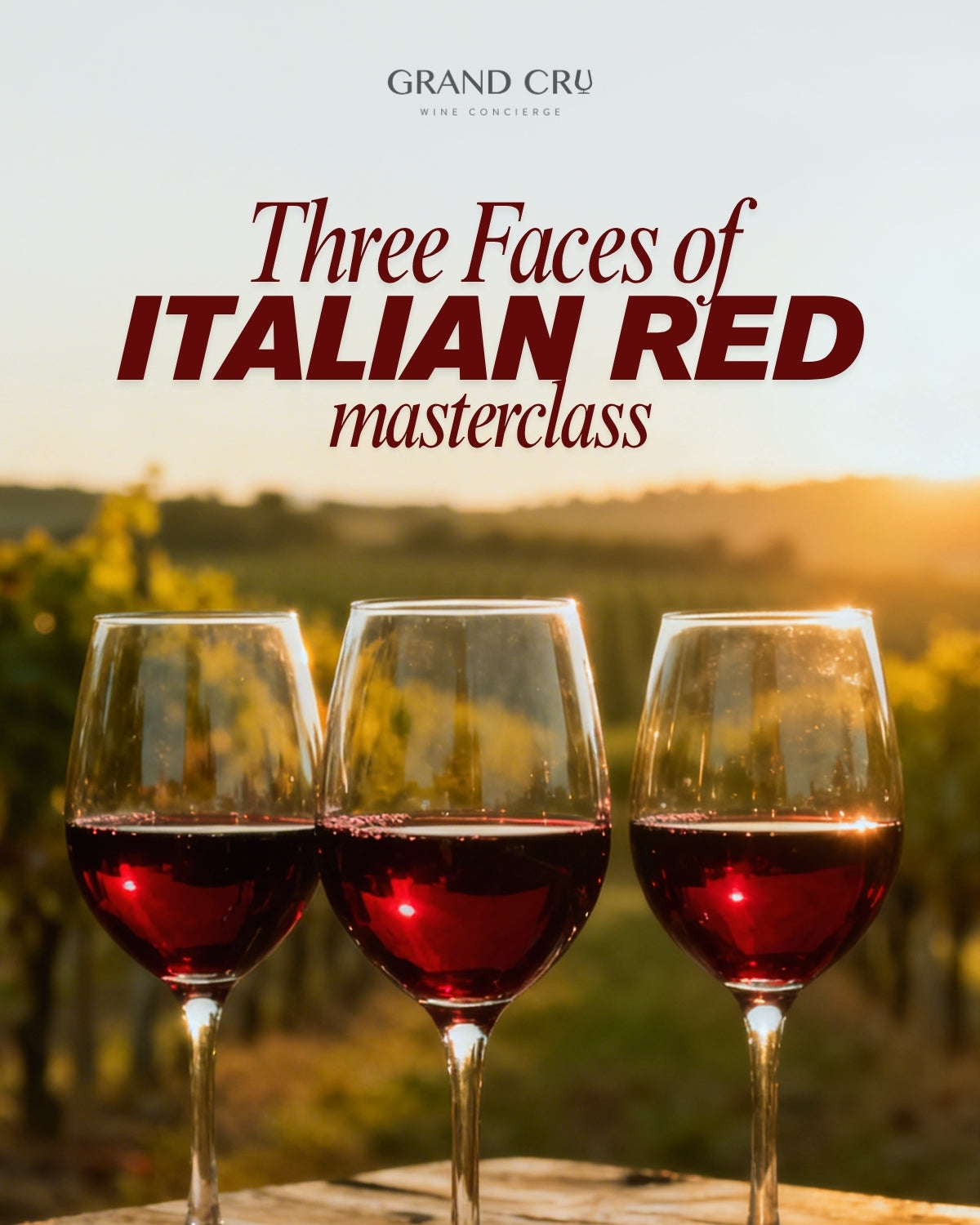 Three Faces of Italian Red Masterclass
