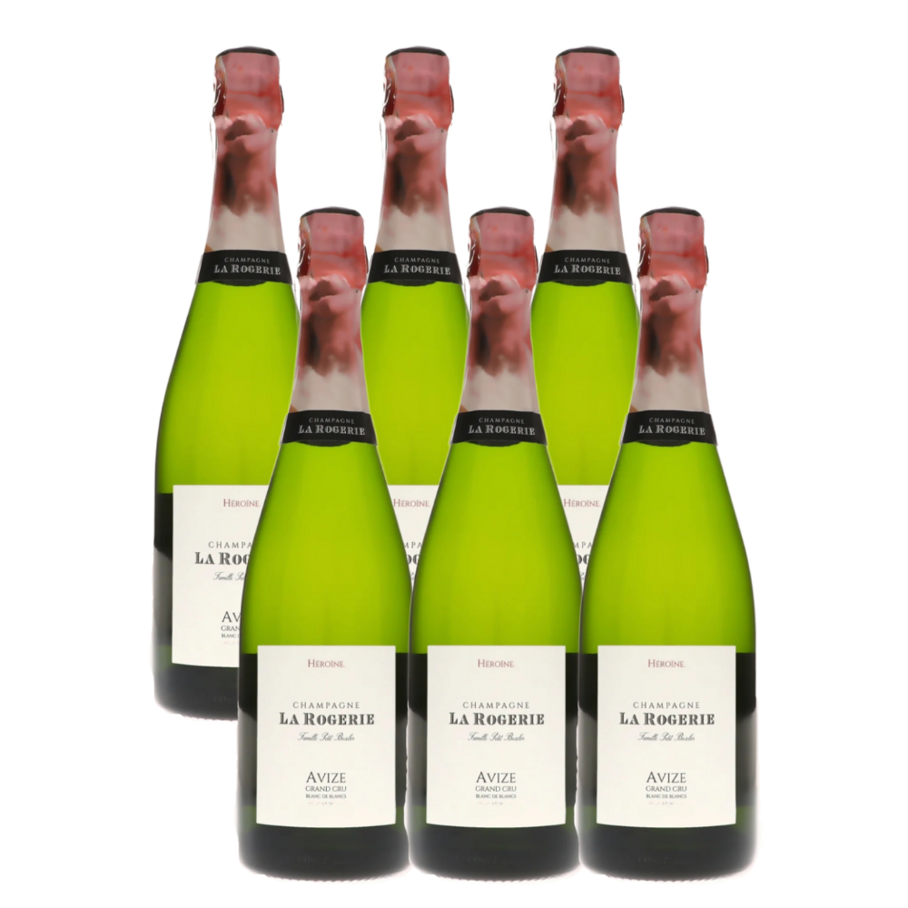 (Bundle of 6) 2015 La Rogerie - Heroine Blanc de Blancs Grand Cru Extra Brut Millesime