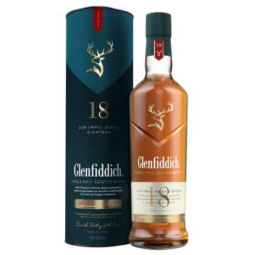 Glenfiddich 18 Year Old Single Malt Scotch 700ml