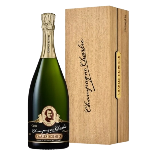 Charles Heidsieck Champagne Charlie Brut (Wooden Box) White