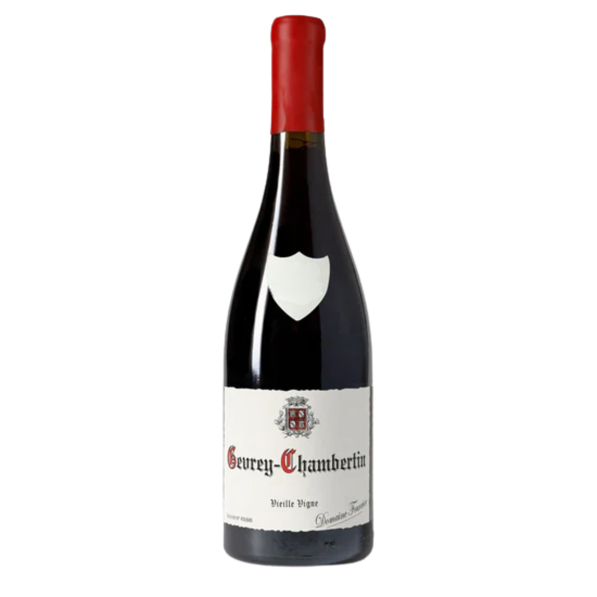 Domaine Fourrier, Gevrey Chambertin Vieilles Vignes (stained label Domaine Fourrier, Gevrey Chambertin Vieilles Vignes (stained label