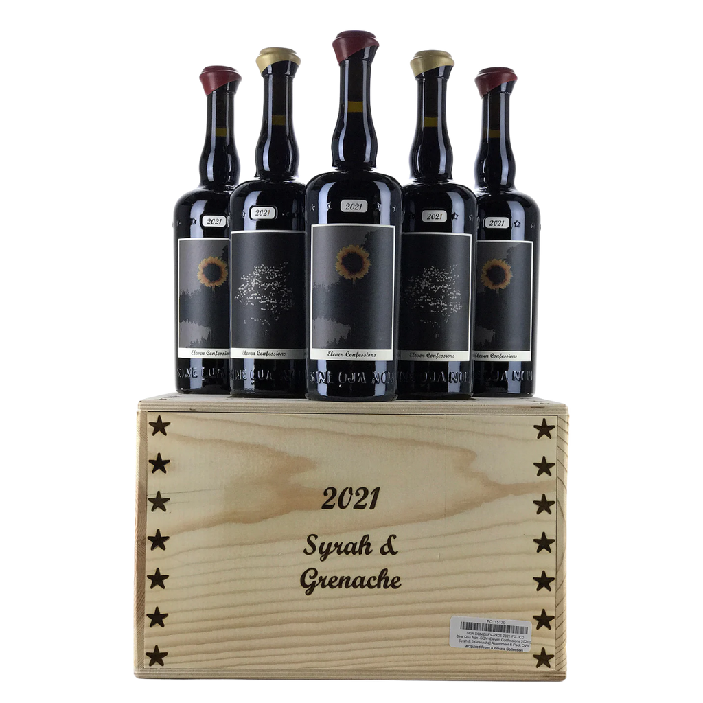 2021 Sine Qua Non - Eleven Confessions Estate Box Set Syrah and Grenache (3 bottles each)