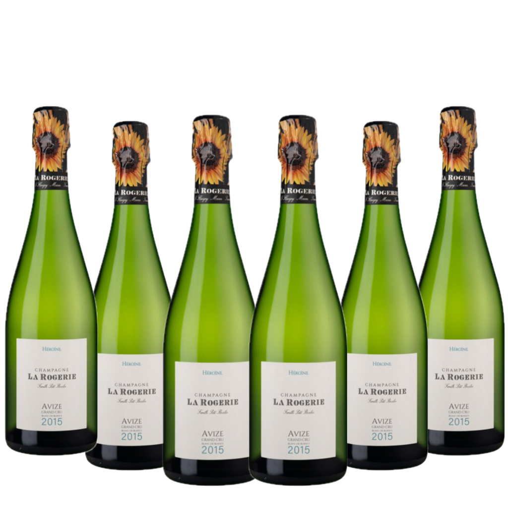 2015 La Rogerie - Heroine Blanc de Blancs Grand Cru Extra Brut Millesime - Bundle of 6