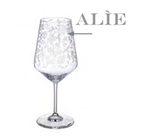 Frescobaldi Alie Silk-Screened Glass