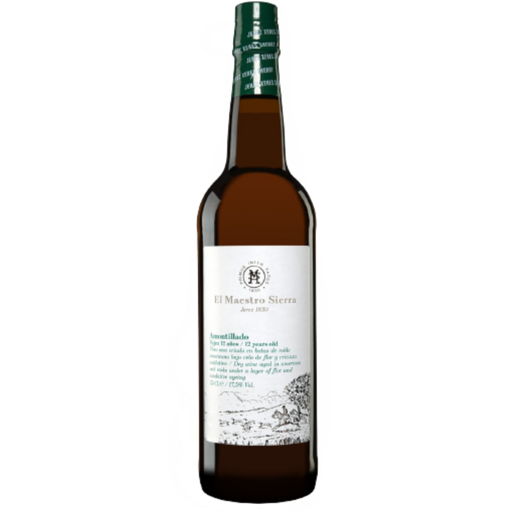 Bodegas El Maestro Sierra Amontillado Superior 12 Anos Sherry  White